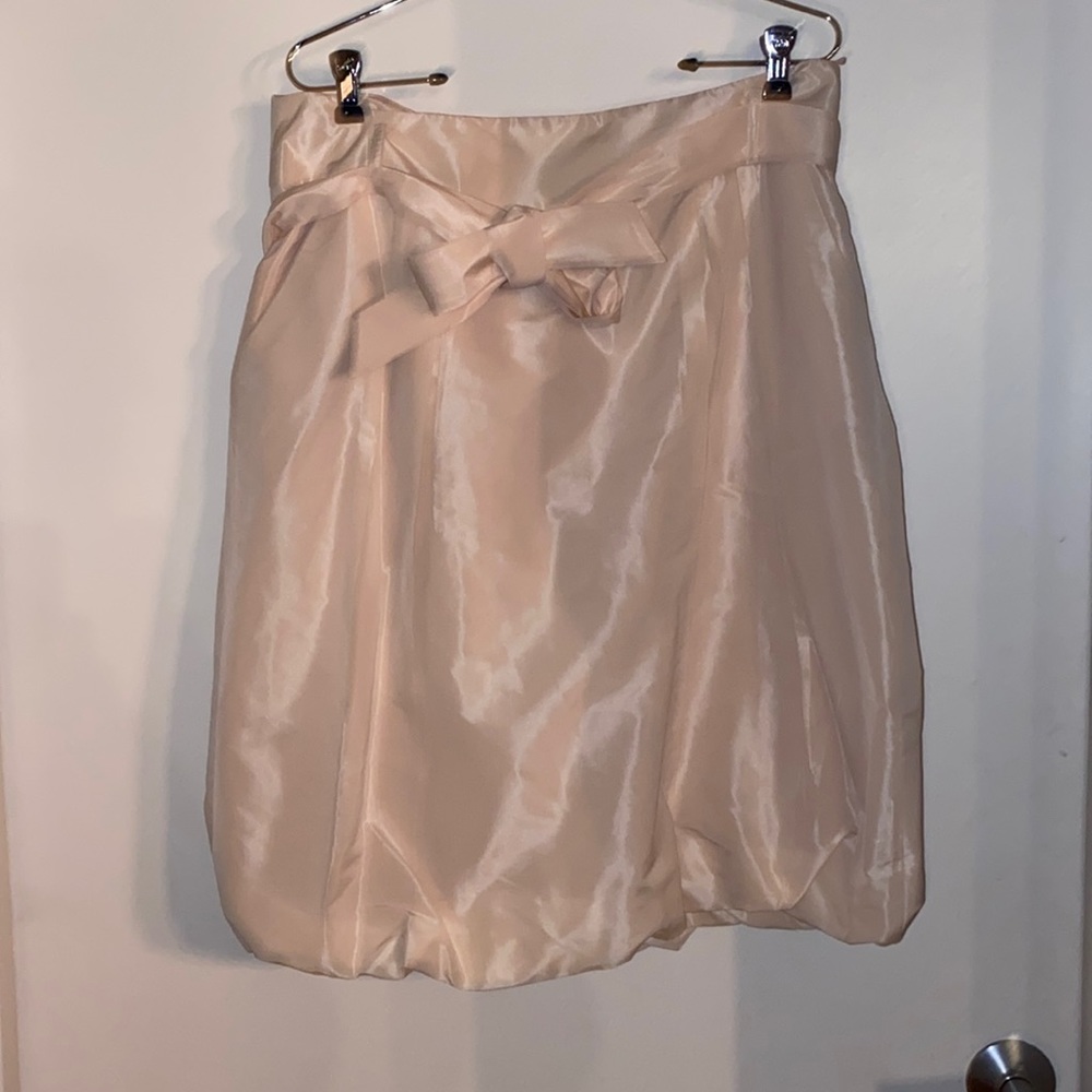 Lafayette 158 New York pink blush bubble skirt size 12